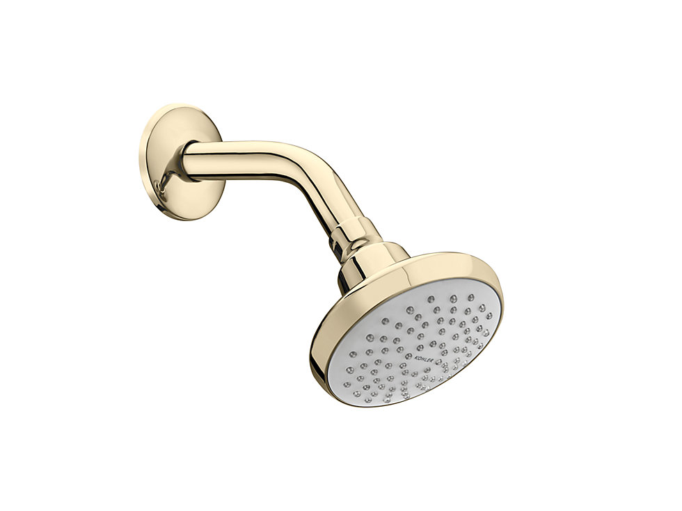 Kohler - Complementary  Single-function Showerhead In Polished Chrome (with Shower Arm And Flange)